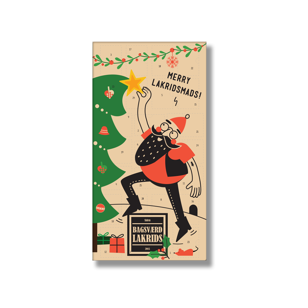 Lakritsjulkalender från Bagsværd Lakrits