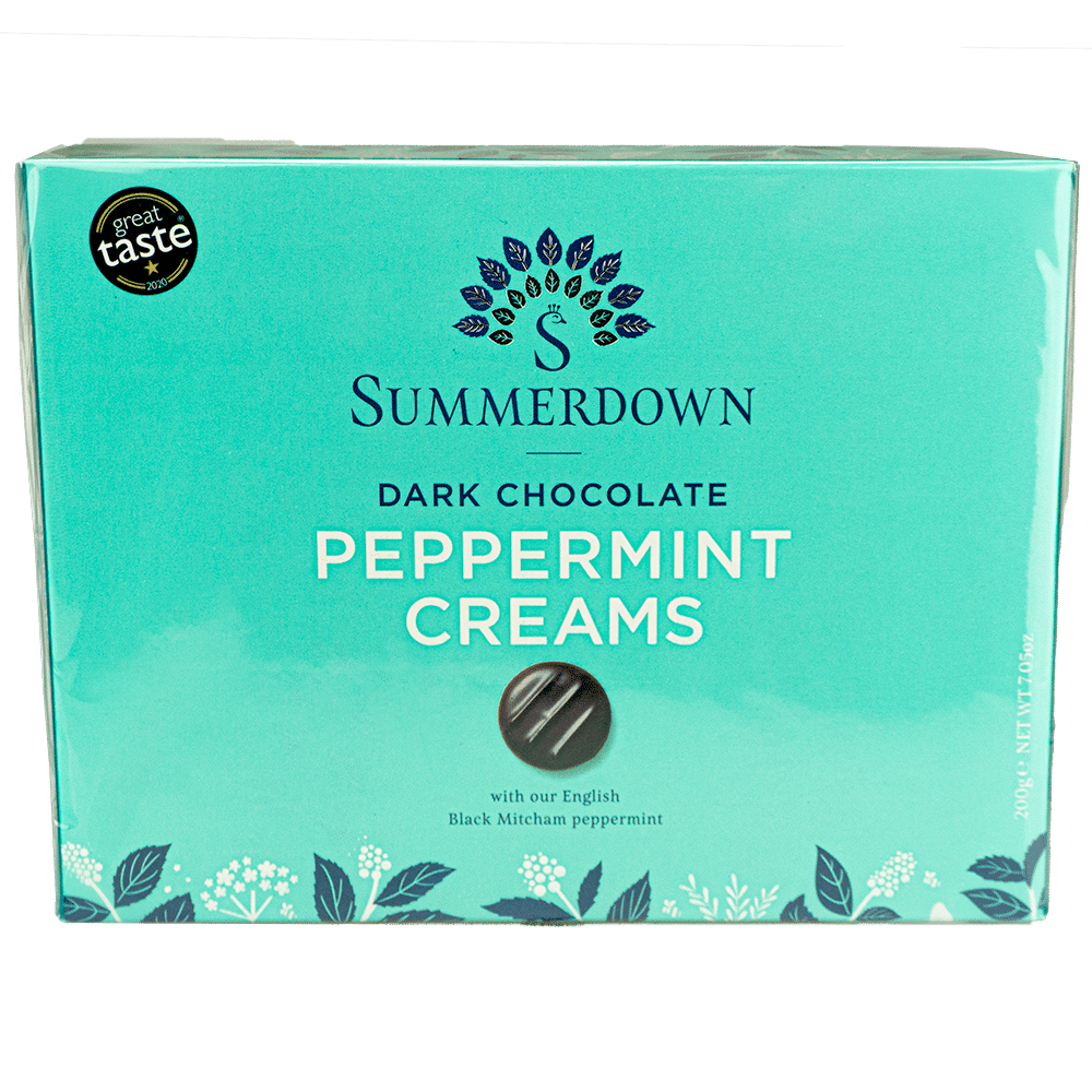 'Peppermint Creams' med mörk choklad