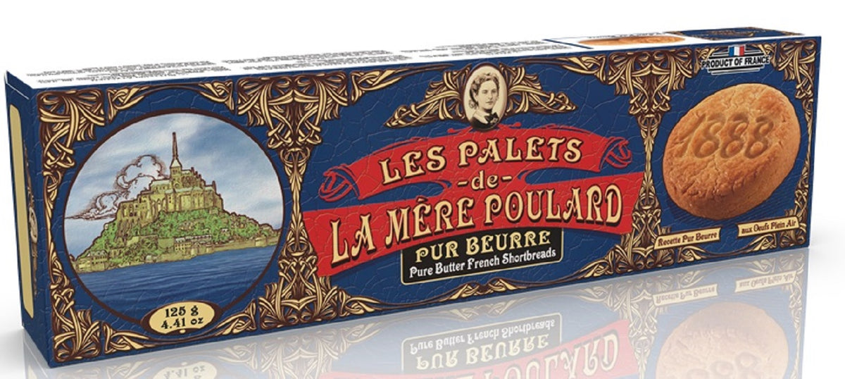 Biscuiterie La Mère Poulard - 'Les Palets' Ren Smör Franska Shortbread