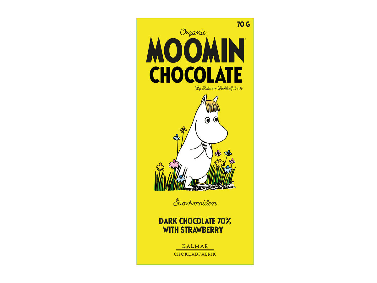 Snorkfröken - Mörk choklad med Jordgubbar