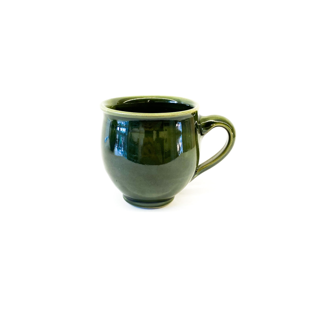 Temugg grön Från Birkerød Pottery