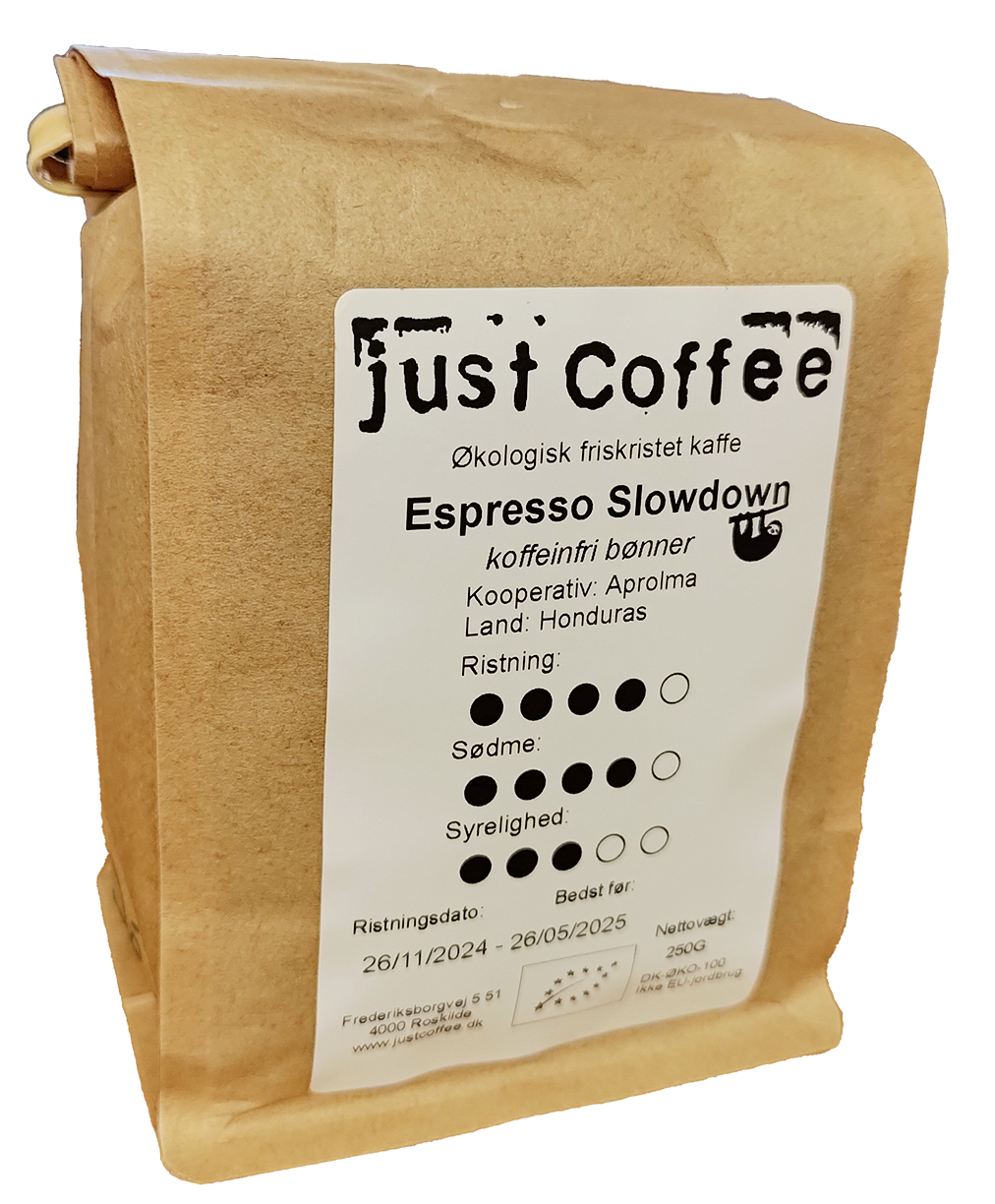ESPRESSO Slowdown Koffeinfri Kaffe Ekologisk (Just Coffee)