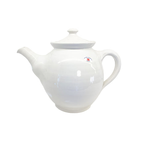 Tekanna vit från Birkerød Pottery