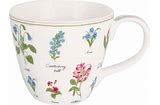 Temugg Agnes vit med motiv