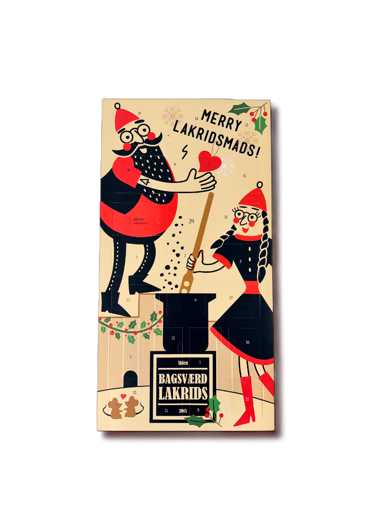 Lakritsjulkalender från Bagsværd Lakrits