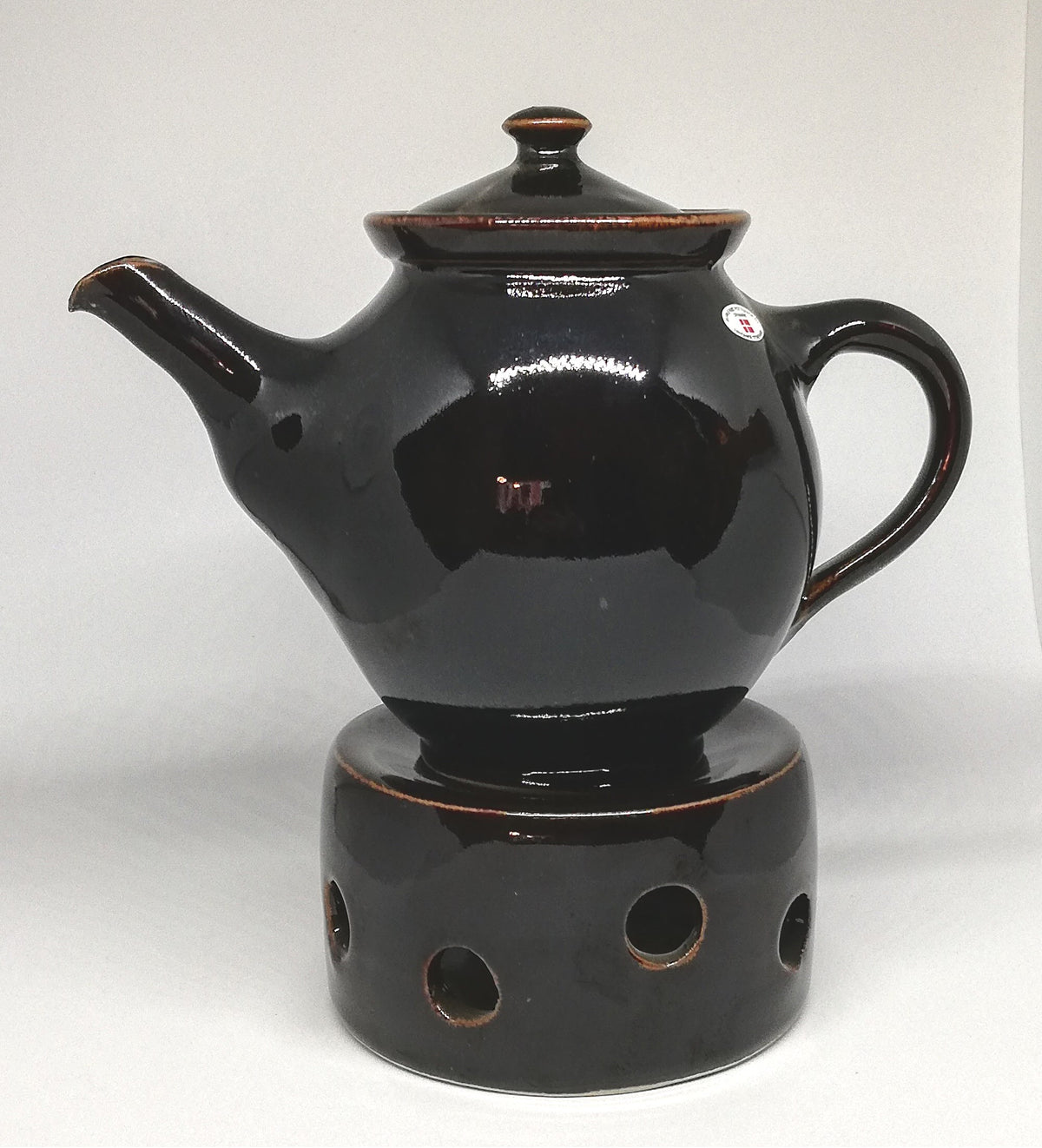 Tekanna brun från Birkerød Pottery