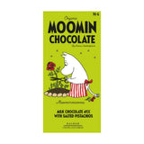 Moomimor - mjölkchoklad med saltade pistagenötter