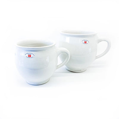 Temugg vit Från Birkerød Pottery